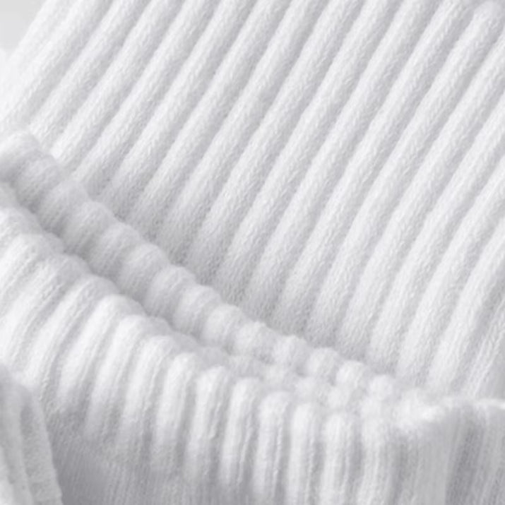 10/20 Pairs Neutral Solid Color round Neck Socks Spring Summer Sweat Absorbing Breathable Soft Comfortable Couple Sports Socks