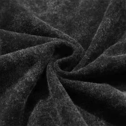 2025 Washed Vintage T-Shirts Street Hip Hop Retro Punk T Shirt Women Harajuku Casual Cotton Short Sleeve Acid Wash Tshirts Tops