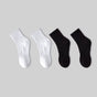 10/20 Pairs Neutral Solid Color round Neck Socks Spring Summer Sweat Absorbing Breathable Soft Comfortable Couple Sports Socks